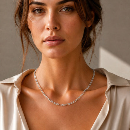 PaperClip Hop Necklace