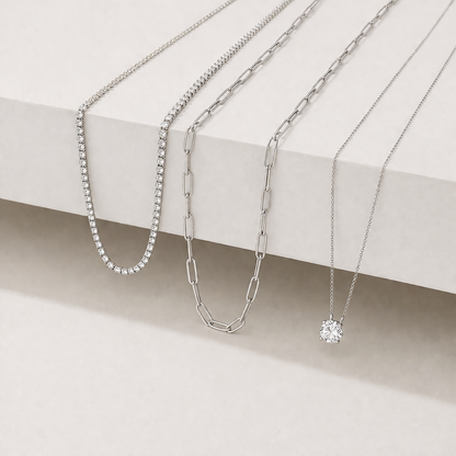 trinity necklace set