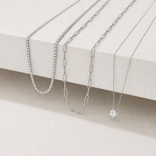 trinity necklace set