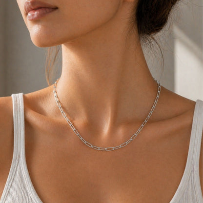 PaperClip Hop Necklace