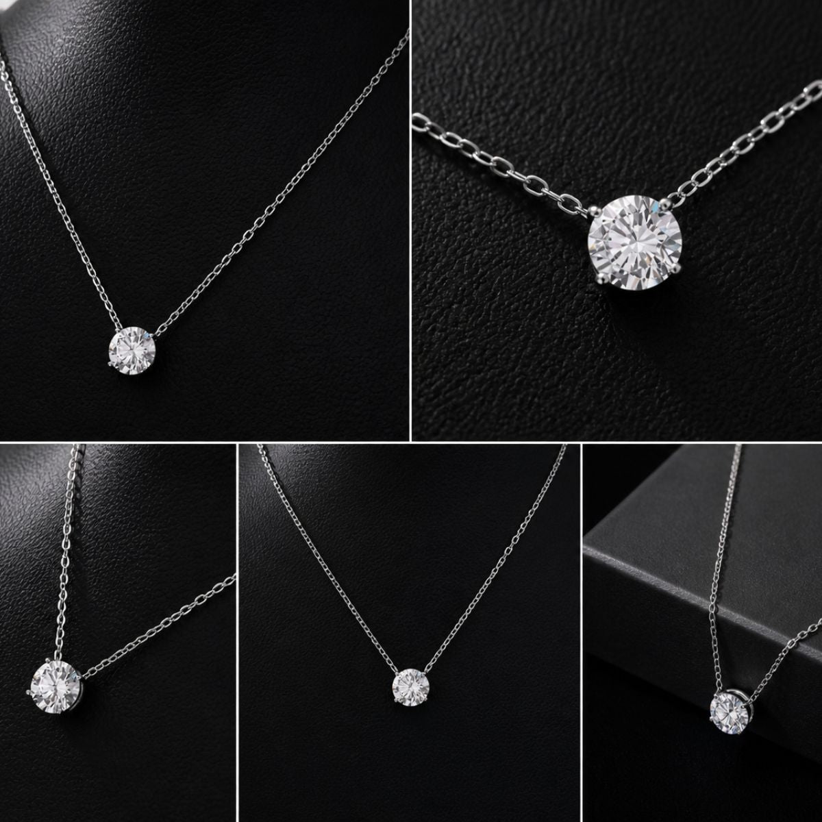 Solitaire Stone Necklace