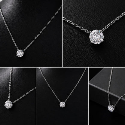Solitaire Stone Necklace