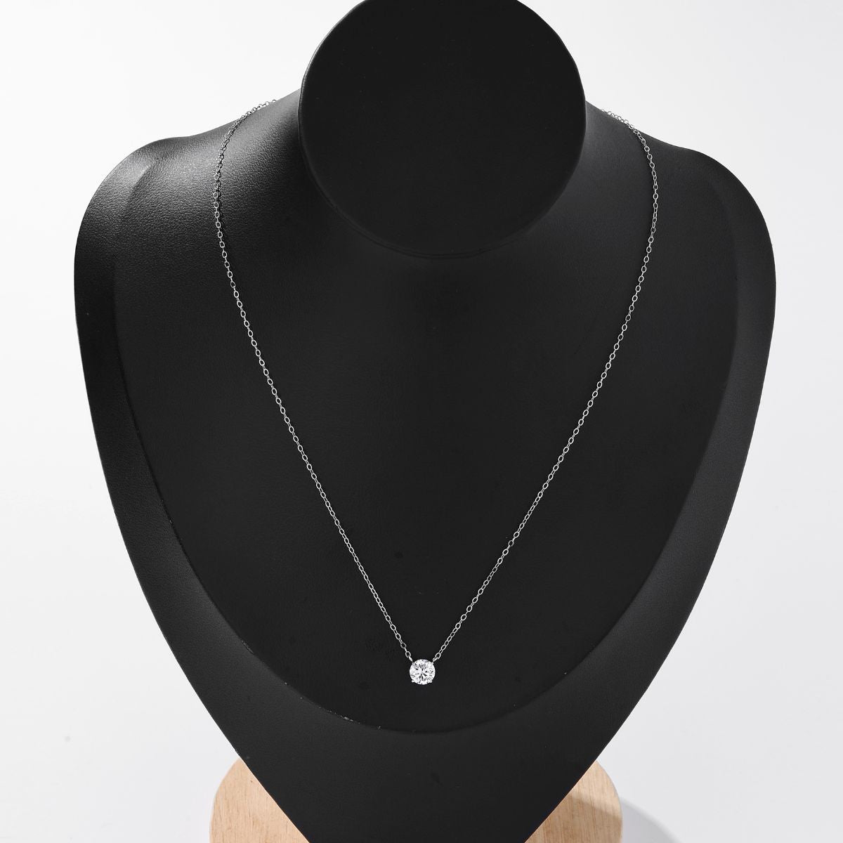 Solitaire Stone Necklace