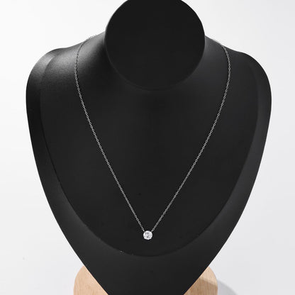 Solitaire Stone Necklace