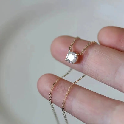 Solitaire Stone Necklace