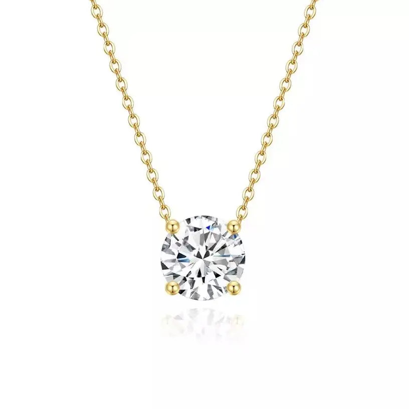 Solitaire Stone Necklace