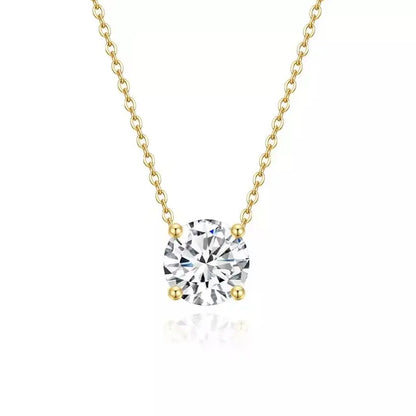 Solitaire Stone Necklace