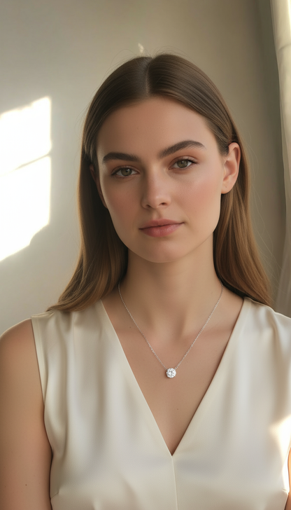Solitaire Stone Necklace