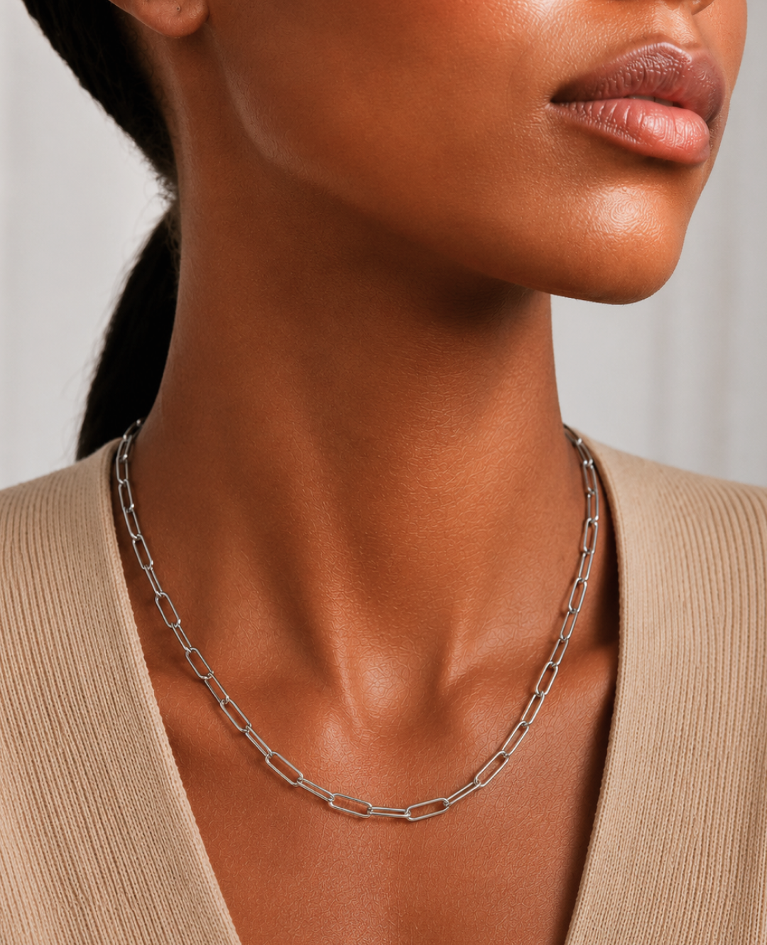 PaperClip Hop Necklace